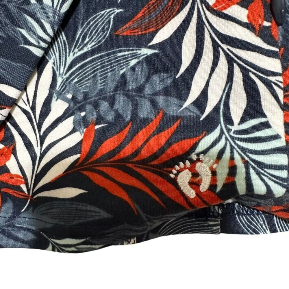 Hang Ten Women‎ Size S Navy Print Long Sleeve Top Sun Tee UPF 50+ Protection NWT - Picture 5 of 10